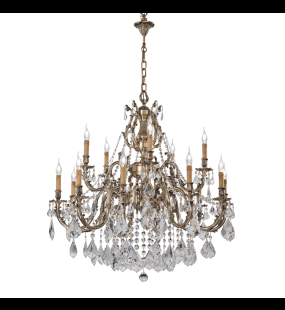 đèn chùm đồng possoni (ý) 090-15sh