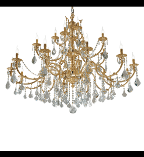 Đèn chùm đồng Possoni (ý) 099/21-SH/P