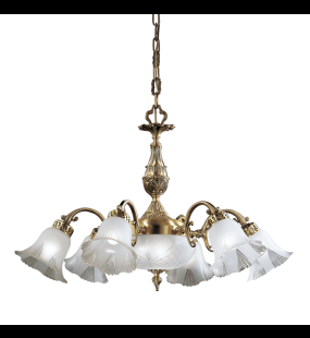 Đèn chùm đồng Possoni (ý) 150/6+2