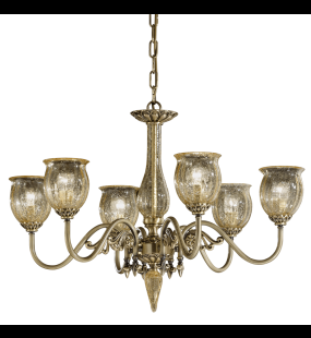 đèn chùm đồng possoni (ý) 227/6