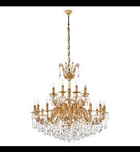 Đèn chùm đồng Ý - POSSONI 230/16+8