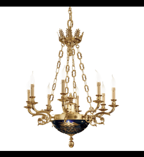 Đèn chùm đồng Possoni (ý) 236/8+2