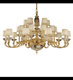 Đèn chùm đồng Possoni (ý) 257/25+3