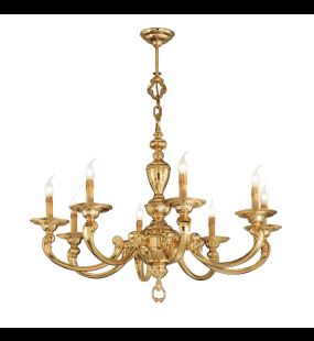 Đèn chùm đồng Possoni (ý) 258/8