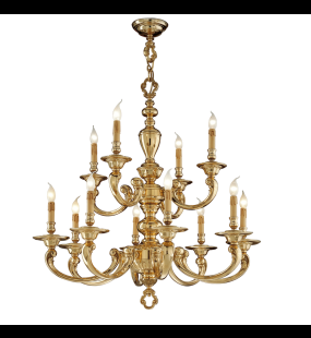 Đèn chùm đồng Possoni (ý) 258/8+4