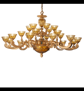 Đèn chùm đồng Possoni (ý) 265/24+3