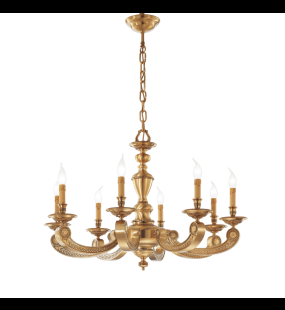 Đèn chùm đồng Possoni (ý) 268/8