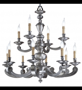 Đèn chùm đồng Possoni (ý) 268/8+4