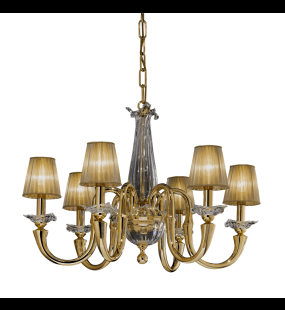 Đèn chùm đồng Possoni (ý) 269/6