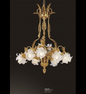 Đèn chùm đồng FBAI - ITALIA  3107/6+3