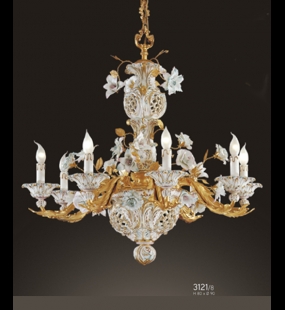 Đèn chùm đồng FBAI - ITALIA 3121/8 