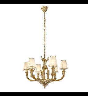 Đèn chùm đồng Possoni (ý) 330/6-P