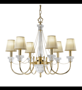 Đèn chùm đồng Ý Possoni 37089-6