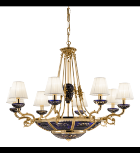 Đèn chùm đồng Possoni (ý) 3999/6+8