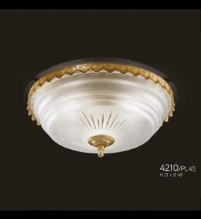 Đèn mâm ốp trần đồng FBAI 4210/PL45