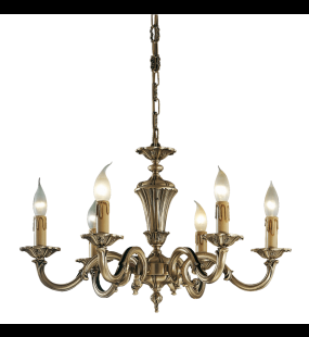 Đèn chùm đồng Possoni (ý) 429/6