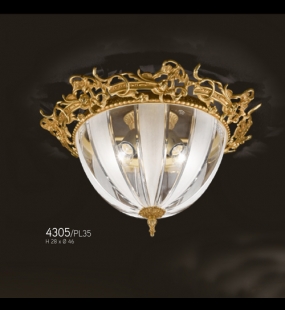 Đèn mâm ốp trần đồng FBAI 4305/PL35