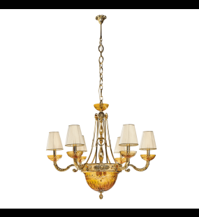 Đèn chùm đồng Possoni (ý) 431/6+6