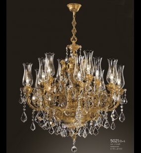 Đèn chùm đồng FBAI - ITALIA  5021/8+4