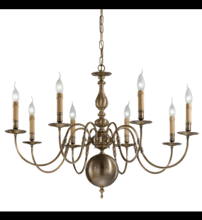 Đèn chùm đồng Possoni (ý) 507/8