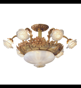 Đèn chùm đồng Possoni (ý) 701/6+2SF