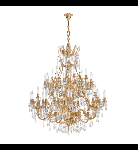 Đèn chùm đồng Possoni (ý) 792/54-SH/G