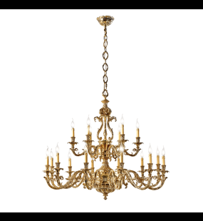 Đèn chùm đồng Possoni (ý) 798/12+6