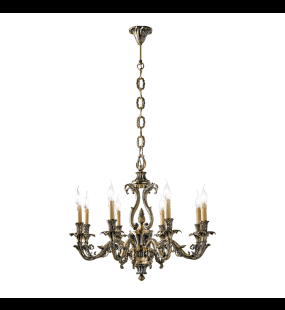 Đèn chùm đồng Possoni (ý) 798/8