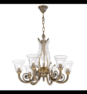 Đèn chùm đồng Possoni (ý) 918/6