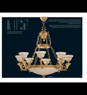 Đèn chùm CORDON 9659/8+4