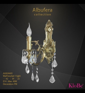 Đèn vách đồng KLOBE - ALB2AA01