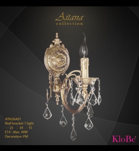 Đèn vách đồng KLOBE - ATN2AA01