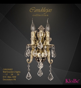 Đèn vách đồng KLOBE - CAN2AA02