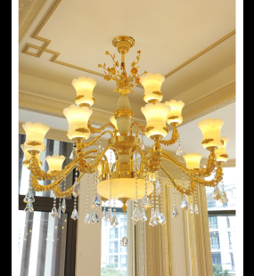 Đèn chùm đồng LUXURY HT726-15