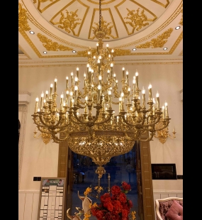 Đèn chùm đồng LUXURY HT759-112