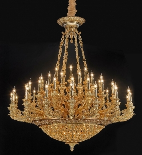 Đèn chùm đồng LUXURY HT8006-54