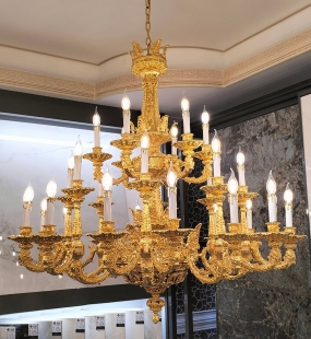 Đèn chùm đồng LUXURY HT8018-30