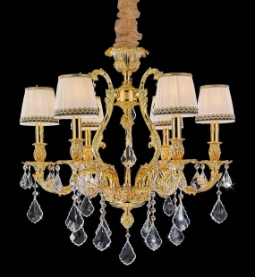 Đèn chùm đồng LUXURY HT8021A-6