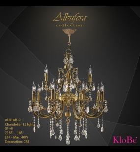 Đèn chùm đồng KLOBE - ALB1AB12