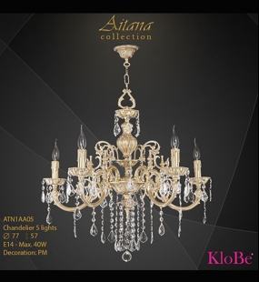 Đèn Chùm Đồng KloBe (TBN) ATN1AA05