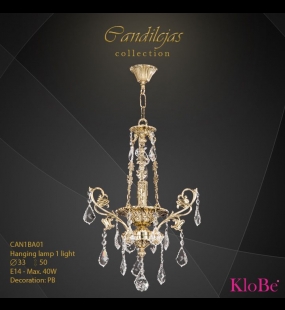 ĐÈN CHÙM ĐỒNG KLOBE CAN1BA01