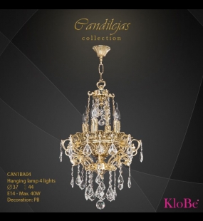 ĐÈN CHÙM ĐỒNG KLOBE CAN1BA04