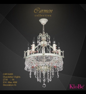 ĐÈN CHÙM ĐỒNG KLOBE CAR1AA05