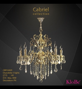 ĐÈN CHÙM ĐỒNG KLOBE CBR1AA05