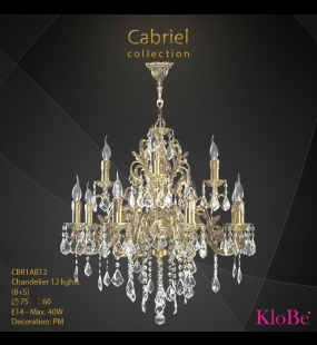 ĐÈN CHÙM ĐỒNG KLOBE CBR1AB12