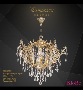 ĐÈN CHÙM ĐỒNG KLOBE PRI1BA05