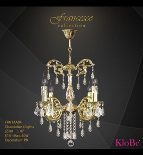 ĐÈN CHÙM ĐỒNG KLOBE FRN1AA04