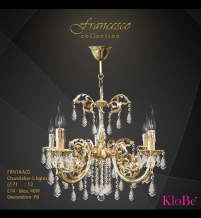 ĐÈN CHÙM ĐỒNG KLOBE FRN1AA05