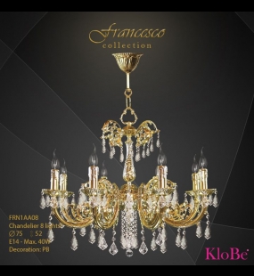 ĐÈN CHÙM ĐỒNG KLOBE FRN1AA08