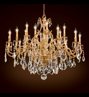 đèn chùm đồng possoni (ý) 093-18sh